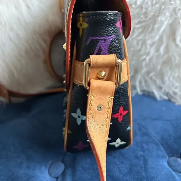 LOUIS VUITTON Monogram Multicolor Sologne Black - Picture 8 of 12